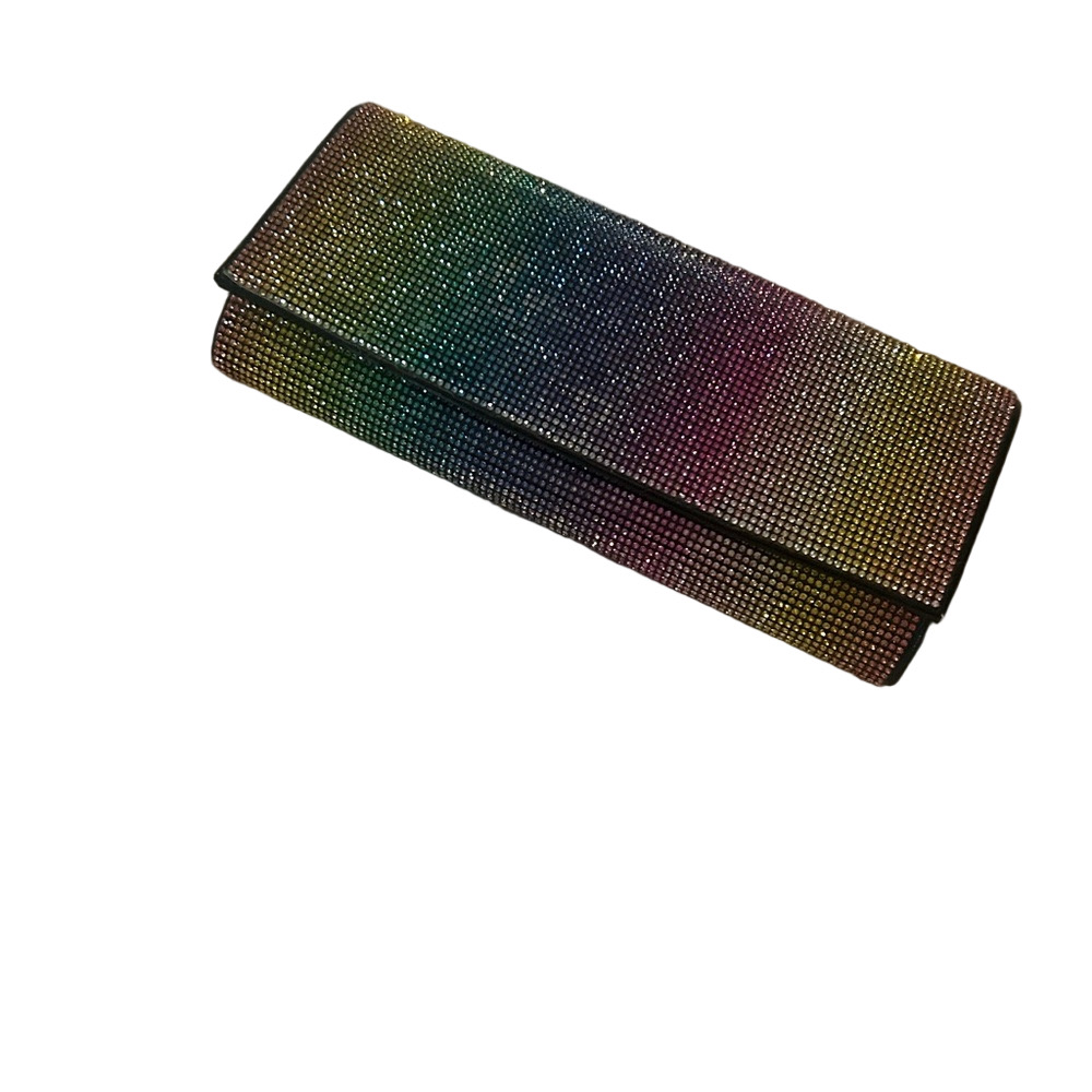 Multicolor Rhinestone Clutch